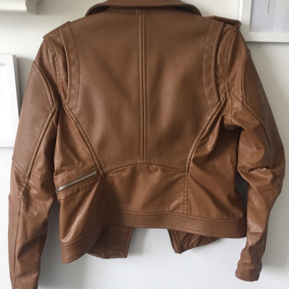 Blank NYC Brown Vegan Moto Jacket - Picture 4 of 5